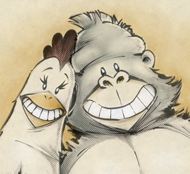Chicken and Gorilla